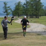 “Turbo” of the TV show “Boundless” finishing his 100k race.